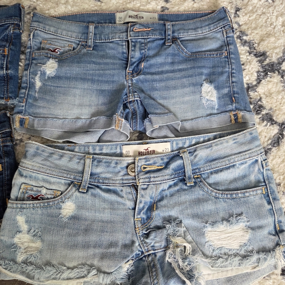 Hollister Distressed Denim Shorts